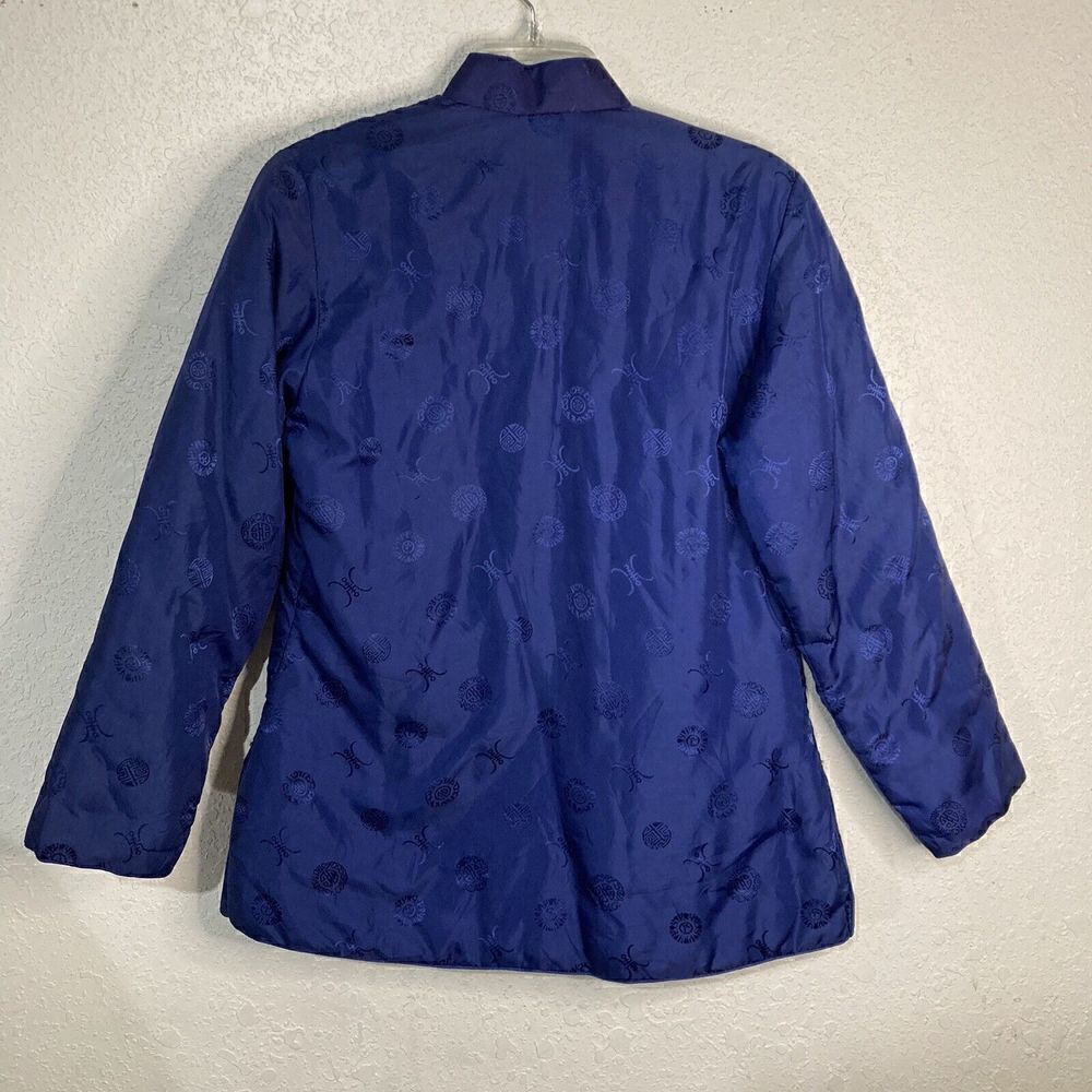 Fortune Fabulous Fashions Womens‎ Blue  Asian Coat Jacket Size L - Picture 10 of 10